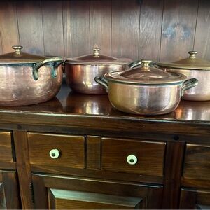 Elegant Copper Cookware Set